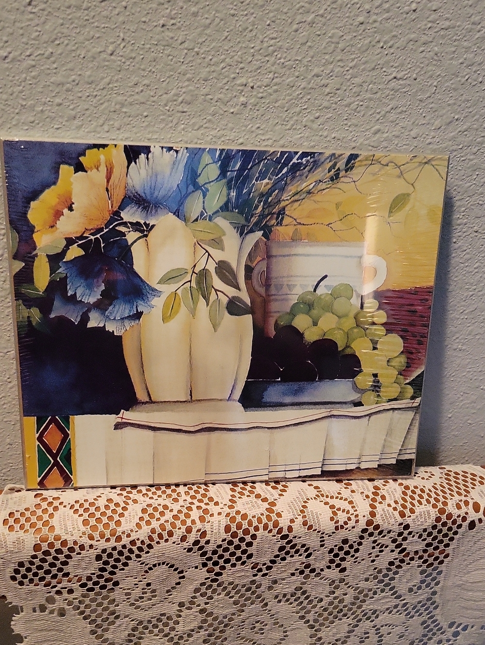 🌾Floral fruit 🍇wall plaque
